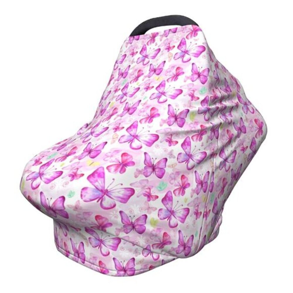 Butterfly Car Seat Canopy Cover Multi-Use Nursing